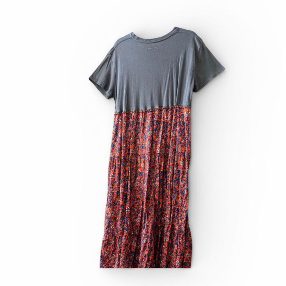 Guns n Roses Graphic Band T-Shirt Tiered Maxi Skirt Dress size Large - Picture 3 of 10